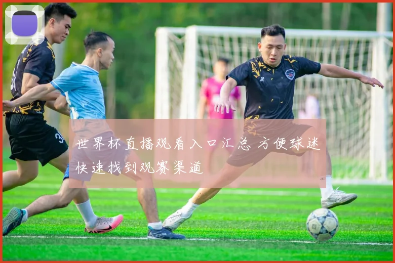世界杯直播观看入口汇总 方便球迷快速找到观赛渠道
