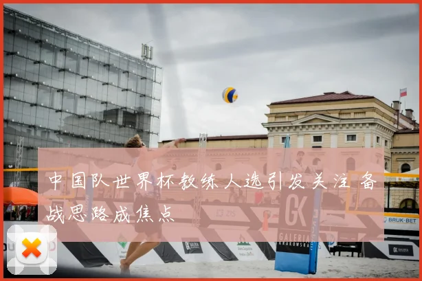 中国队世界杯教练人选引发关注 备战思路成焦点